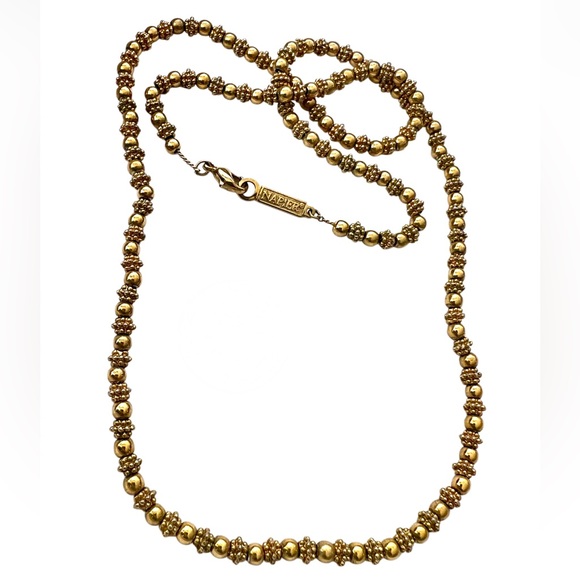 Napier Jewelry - Napier Gold Sliding Beads Necklace